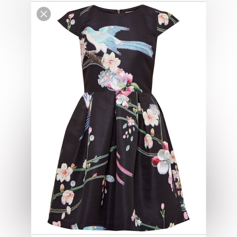 Ted Baker Pink and White A-Line Cocktail Dress